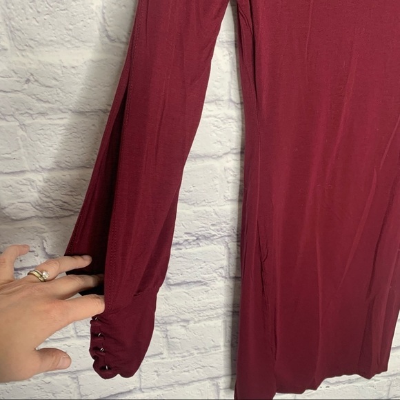 Lulus Red Long Sleeve Bodycon Mini Dress - Picture 8 of 14